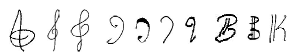 music clefs